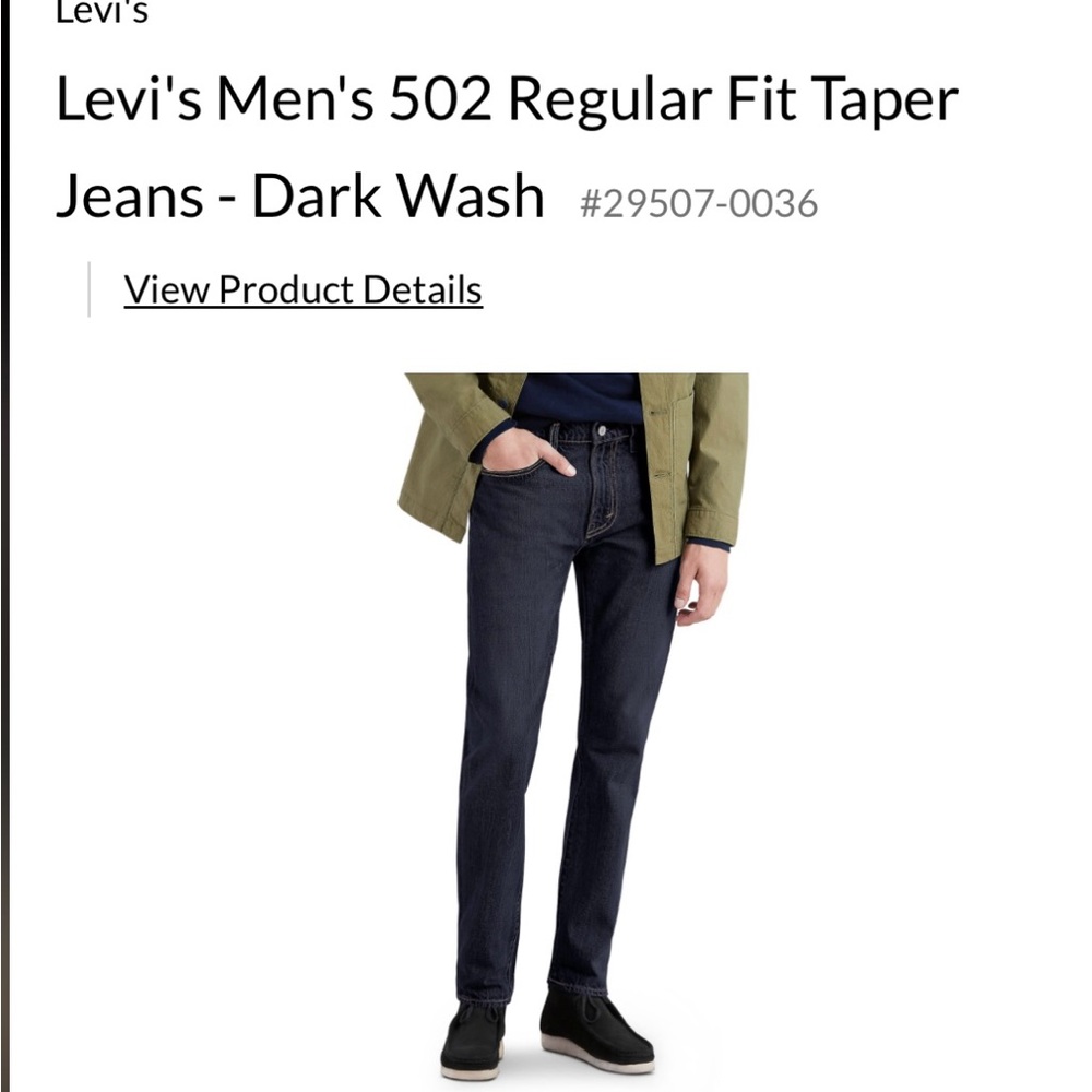 Men’s Levi 502 Jeans